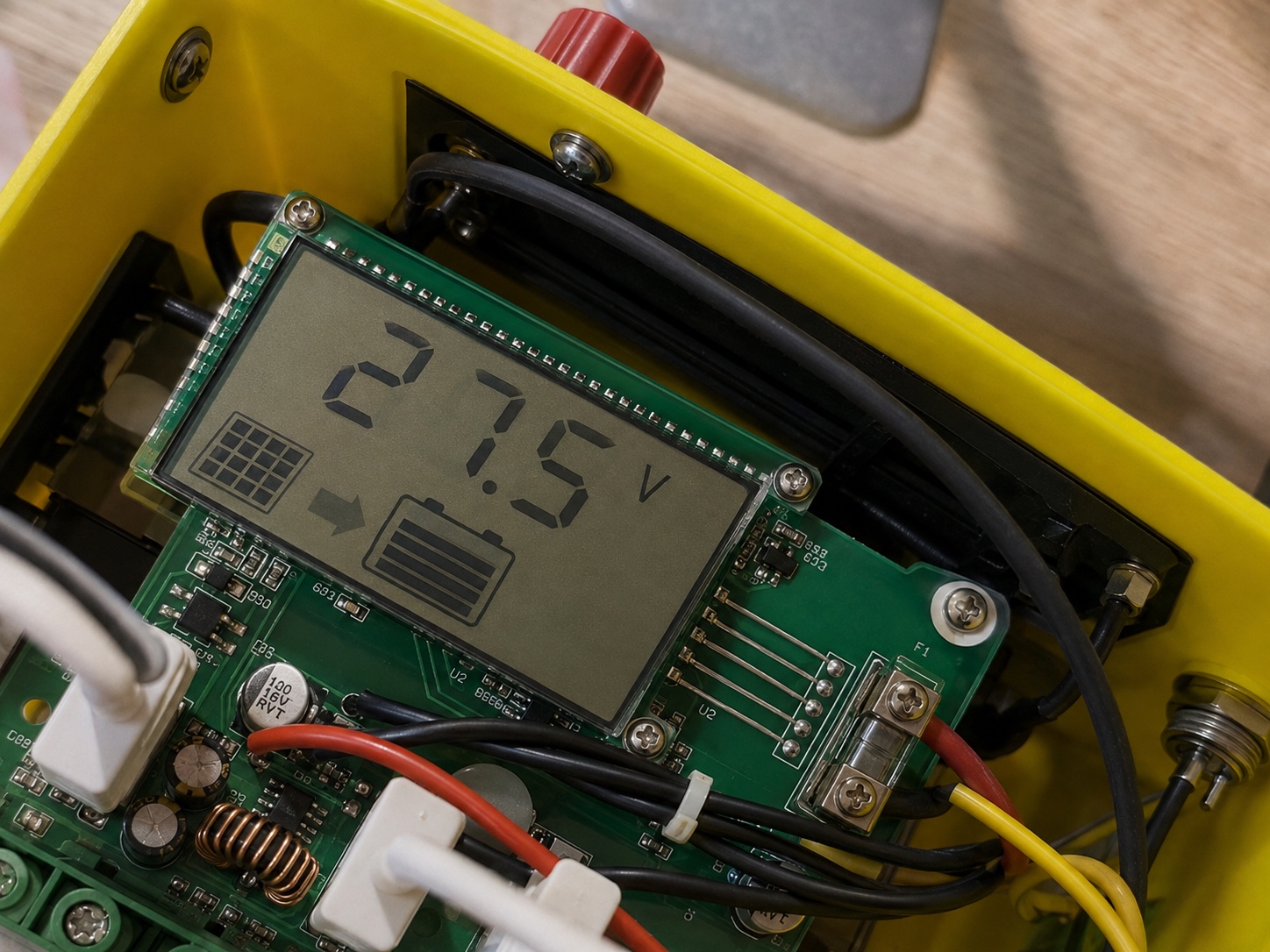 Poseidon prototype internal electronics integration and LCD display